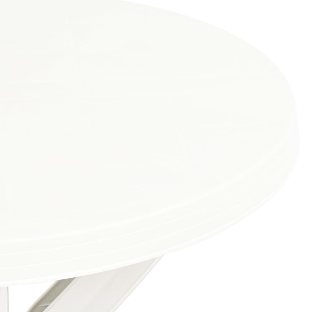 Bistrotisch Weiss Ø70 cm Kunststoff